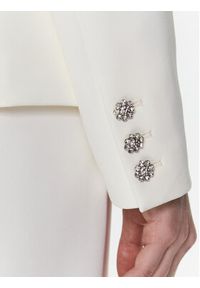 Custommade Marynarka Flavia 999425847 Écru Regular Fit. Materiał: syntetyk
