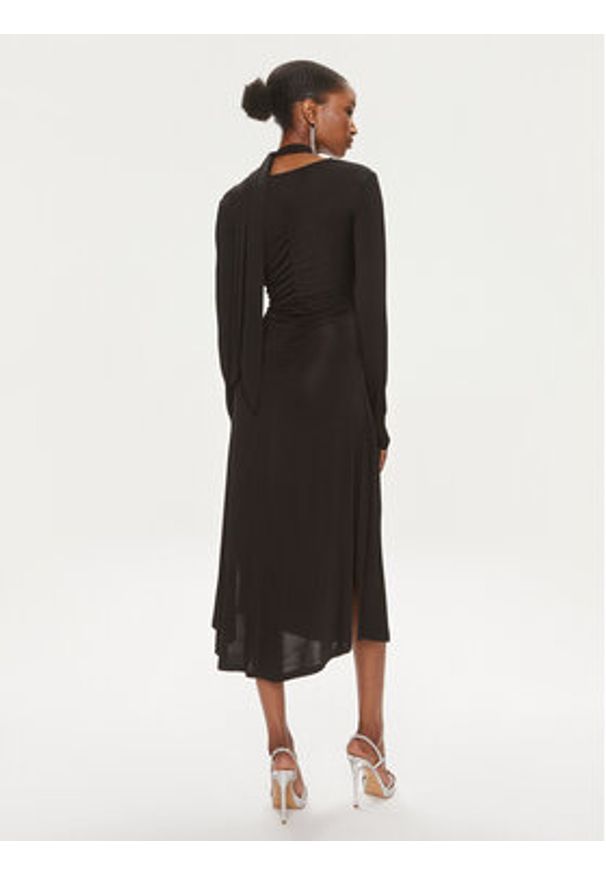 Bruuns Bazaar Sukienka codzienna Galathea BBW3873 Czarny Slim Fit. Okazja: na co dzień. Kolor: czarny. Materiał: syntetyk. Typ sukienki: proste. Styl: casual