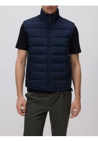 Reserved - Puchowa kamizelka - granatowy. Kolor: niebieski. Materiał: puch