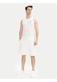 Jack & Jones - Jack&Jones Tank top Simon 12270462 Biały Regular Fit. Kolor: biały. Materiał: bawełna #5