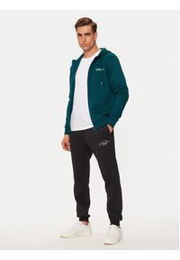 Jack & Jones - Jack&Jones Spodnie dresowe Gordon 12258491 Czarny Regular Fit. Kolor: czarny. Materiał: syntetyk