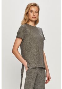 DKNY - Dkny - T-shirt piżamowy YI2422471. Kolor: szary. Materiał: dzianina #1