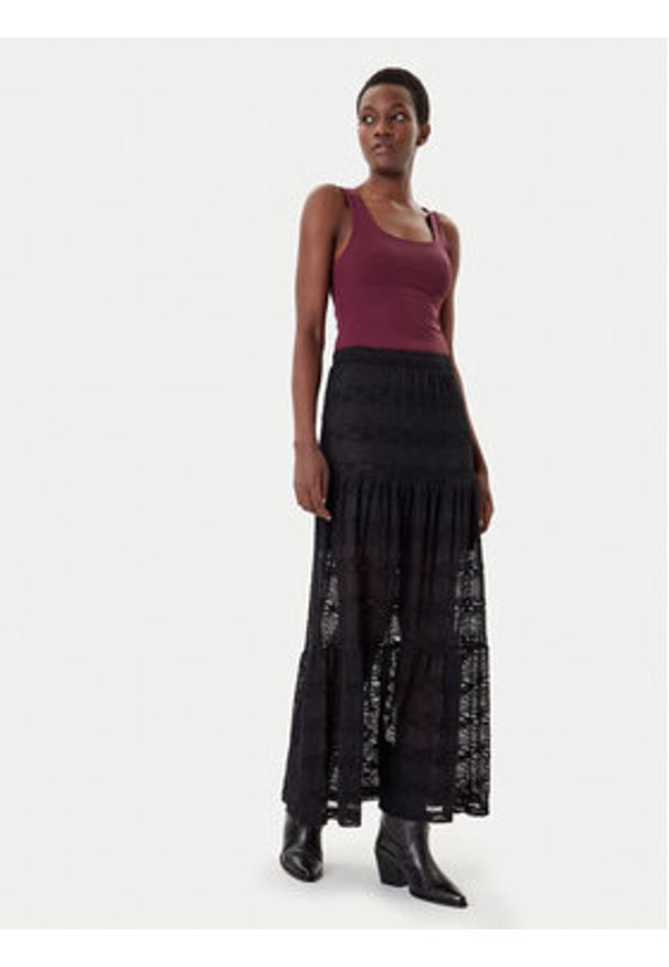 only - ONLY Top Lea 15278090 Fioletowy Regular Fit. Kolor: fioletowy. Materiał: syntetyk