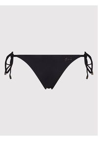 Karl Lagerfeld - KARL LAGERFELD Dół od bikini KL22WBT03 Czarny. Kolor: czarny. Materiał: syntetyk #4