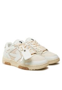 OFF-WHITE - Off-White Sneakersy OMIA243S23LEA0010101 Écru. Materiał: materiał #6