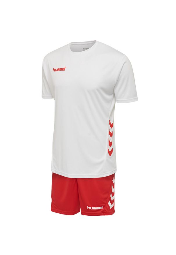 Zestaw piłkarski dla dorosłych Hummel Promo Duo Set. Kolor: biały, czerwony, wielokolorowy. Materiał: jersey. Sport: piłka nożna
