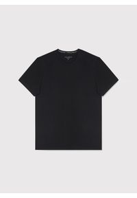 Pako Lorente - PAKO LORENTE – Męski t-shirt w czarnym kolorze, dwupak. Kolor: czarny, biały. Materiał: bawełna, elastan. Długość rękawa: krótki rękaw. Długość: krótkie. Wzór: gładki #4