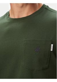 Beverly Hills Polo Club T-Shirt P-SS26M-TS414000BTGR Zielony ciemny Regular Fit. Typ kołnierza: polo. Kolor: zielony. Materiał: bawełna #5