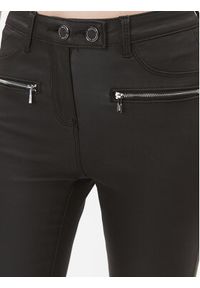 Morgan Spodnie materiałowe 232-PBRADY Czarny Skinny Fit. Kolor: czarny. Materiał: wiskoza #4