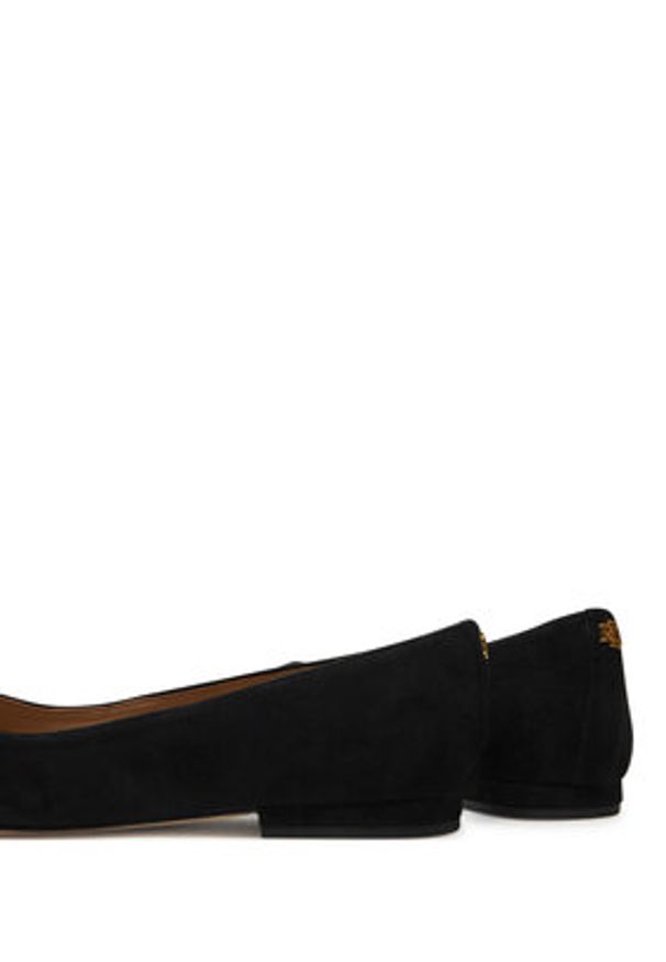 Lauren Ralph Lauren - LAUREN RALPH LAUREN Baleriny Londyn 802955323002 Czarny. Kolor: czarny. Materiał: zamsz, skóra