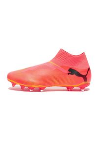 Buty piłkarskie męskie Puma Future 7 Match+ Ll Fg ag. Kolor: wielokolorowy, różowy, żółty, pomarańczowy, czarny. Materiał: materiał, syntetyk. Szerokość cholewki: normalna. Sport: piłka nożna #1