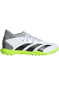 Adidas - Buty adidas Predator Accuracy.3 Tf Jr IE9450 białe białe. Kolor: biały. Materiał: materiał #8