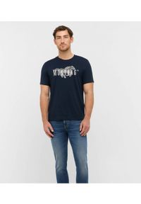 Męski T-Shirt Mustang Style Austin Dark Sapphire 1016858 4136 #3