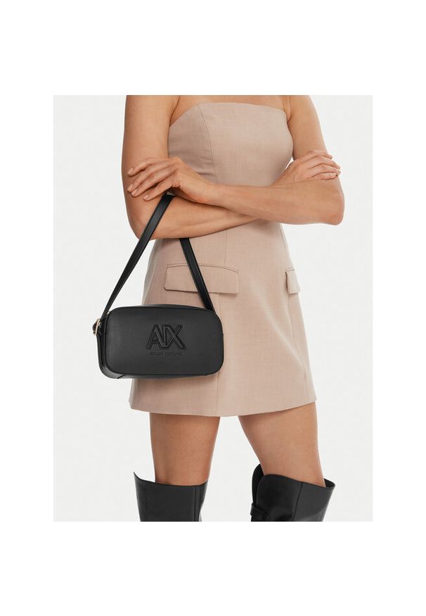 Torebka Armani Exchange. Kolor: czarny