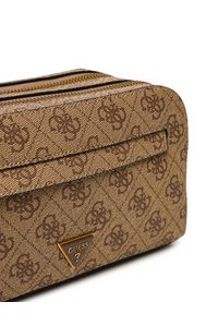 Guess Kosmetyczka PMMILO P5461 Beżowy. Kolor: beżowy. Materiał: skóra