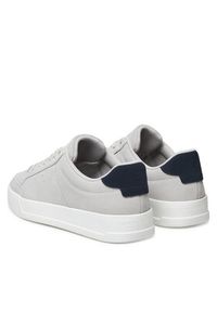 TOMMY HILFIGER - Tommy Hilfiger Sneakersy Th Court Summer Suede FM0FM05517 Szary. Kolor: szary. Materiał: zamsz, skóra #5