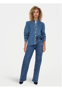only - ONLY Koszula jeansowa Belle 15347085 Niebieski Regular Fit. Kolor: niebieski. Materiał: bawełna #8
