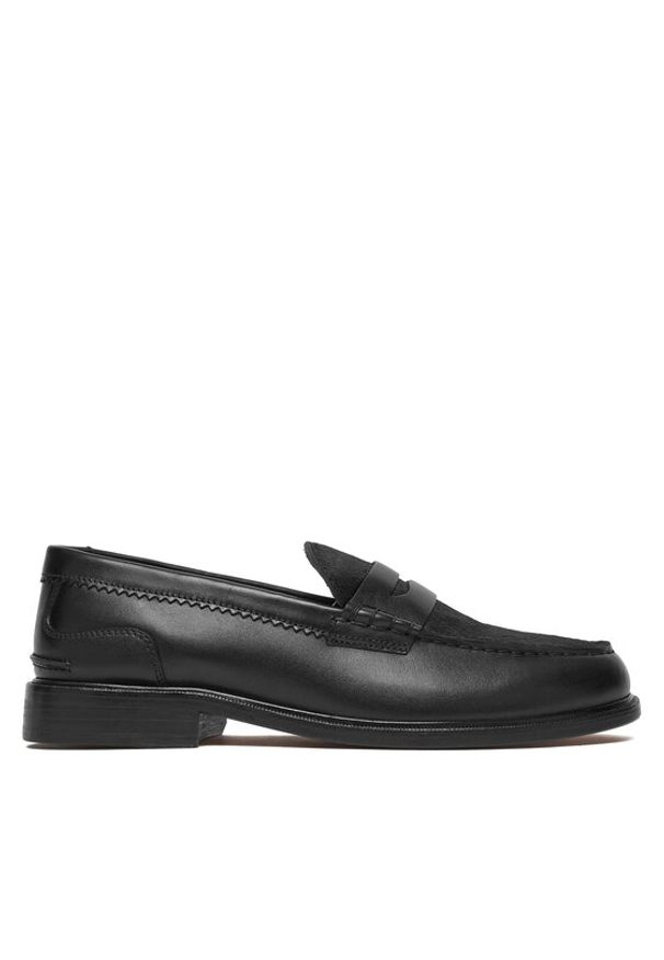 Clarks Mokasyny CraftJames Lo 26184686 Czarny. Kolor: czarny. Materiał: skóra