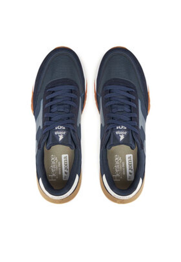 Joma Sneakersy C.501 2521 C501S2521 Granatowy. Kolor: niebieski. Materiał: materiał
