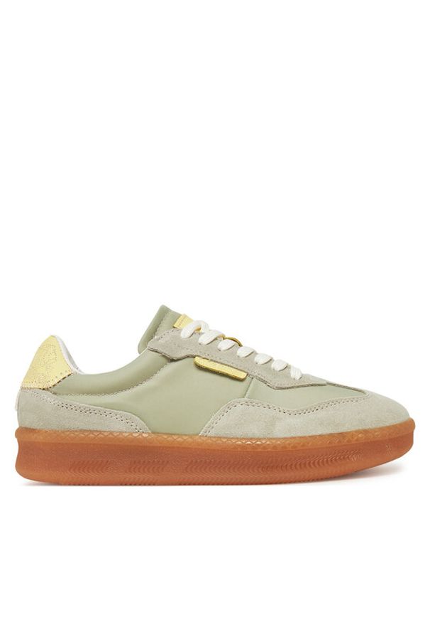 Steve Madden Sneakersy Euphoria SM11003591 Zielony. Kolor: zielony. Materiał: skóra