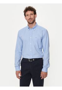 BOSS - Boss Koszula S-Roan-Bd-E-1P-C-242 50515142 Błękitny Slim Fit. Kolor: niebieski. Materiał: bawełna #1