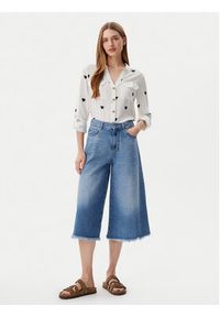 Vero Moda Koszula Bumpy 10275283 Biały Regular Fit. Kolor: biały. Materiał: wiskoza