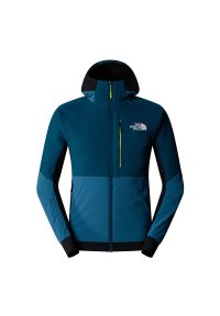 Kurtka The North Face Binntal Ventrix 0A87H17IM1 - granatowa. Typ kołnierza: kaptur. Kolor: niebieski. Materiał: elastan, nylon, materiał, syntetyk. Styl: klasyczny. Sport: turystyka piesza, wspinaczka