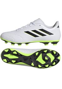 Adidas - Buty piłkarskie adidas Copa Pure.4 FxG M GZ2536 białe. Zapięcie: sznurówki. Kolor: biały. Materiał: syntetyk, guma. Sport: piłka nożna