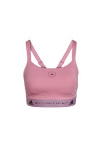 Biustonosz sportowy damski Adidas x Stella McCartney TPR BRA. Kolor: różowy