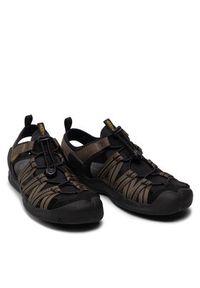 keen - Keen Sandały Drift Greek H2 1026123 Czarny. Kolor: czarny. Materiał: materiał #6