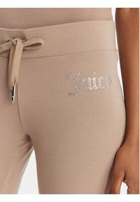 Juicy Couture Spodnie dresowe Christine JCWBJ126309 Beżowy Flared Leg. Kolor: beżowy. Materiał: bawełna #3