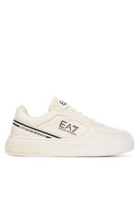 EA7 Emporio Armani Sneakersy 7X000338 AF18614 MZ188 Biały. Kolor: biały. Materiał: skóra