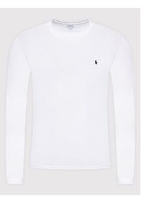 Polo Ralph Lauren Longsleeve Sle 714844759004 Biały Regular Fit. Typ kołnierza: polo. Kolor: biały. Materiał: bawełna. Długość rękawa: długi rękaw