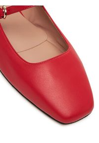 Pollini Baleriny SA11051C0MTE0501 Czerwony. Kolor: czerwony. Materiał: skóra #3