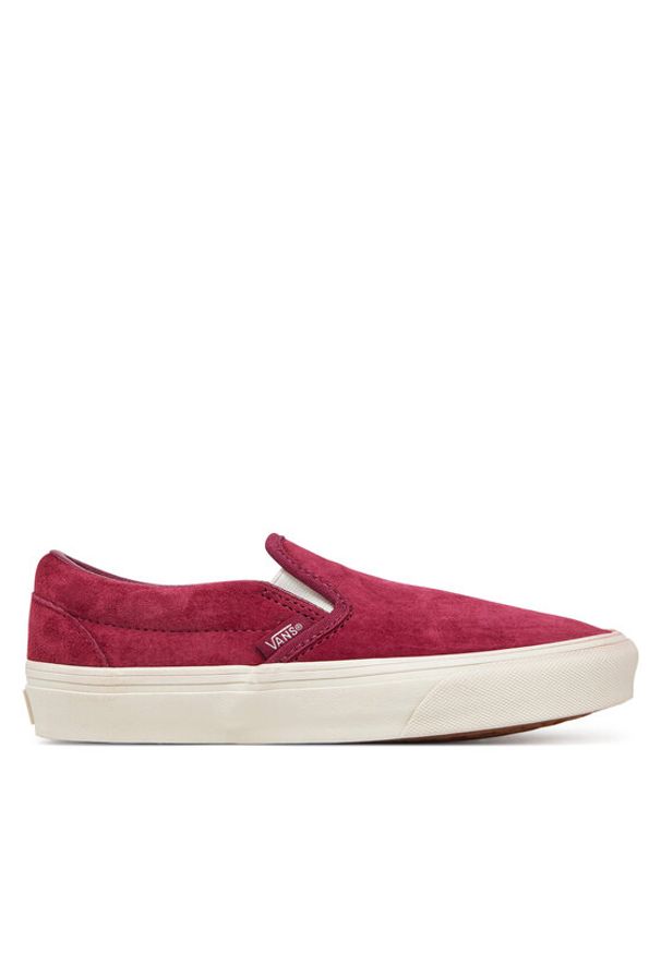 Vans Tenisówki Classic Slip-On VN000D6YZCF1 Bordowy. Zapięcie: bez zapięcia. Kolor: czerwony. Materiał: materiał