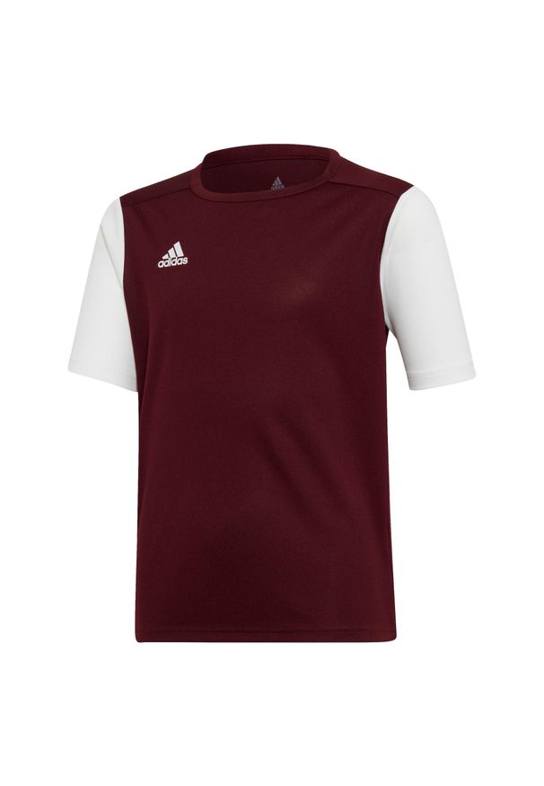 Adidas - Koszulka piłkarska dla dzieci adidas Estro 19 Jersey JUNIOR. Kolor: czerwony, brązowy. Materiał: jersey. Sport: piłka nożna