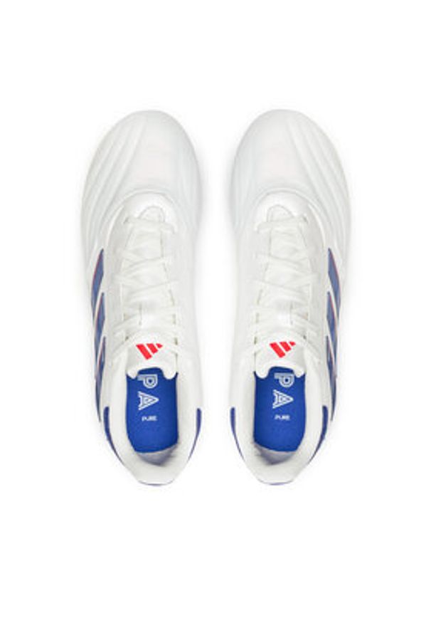 Adidas - adidas Buty do piłki nożnej Copa Pure 2 League FG IG6408 Biały. Kolor: biały. Materiał: skóra
