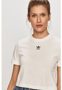 adidas Originals - T-shirt GN2803. Kolor: biały. Materiał: dzianina. Wzór: gładki, aplikacja #2
