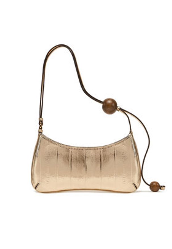 JACQUEMUS Torebka Le Bisou Perle 24E231BA057-3169 Złoty. Kolor: złoty. Materiał: skórzane