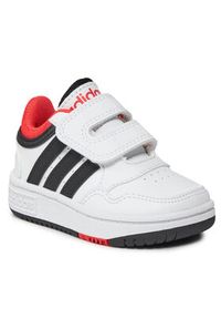 Adidas - adidas Sneakersy Hoops 3.0 Cf I H03860 Biały. Kolor: biały. Materiał: skóra #4