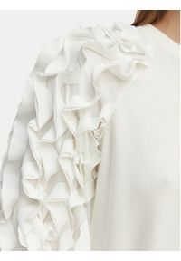 French Connection Sweter 798E1 Biały Regular Fit. Kolor: biały. Materiał: wiskoza #4