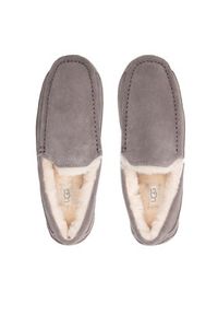 Ugg Kapcie M Ascot 1101110 Szary. Kolor: szary. Materiał: skóra #7