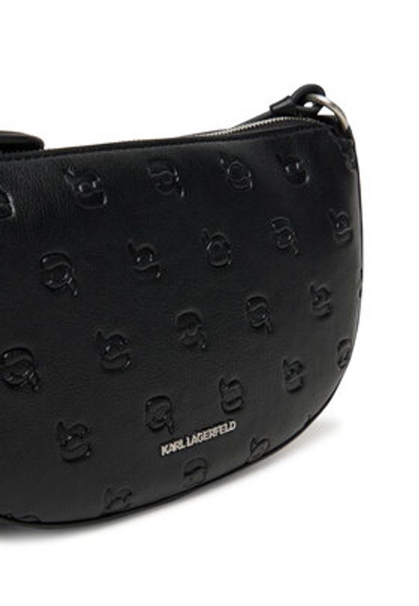 Karl Lagerfeld - KARL LAGERFELD Torebka A3W32090 Czarny. Kolor: czarny. Materiał: skórzane