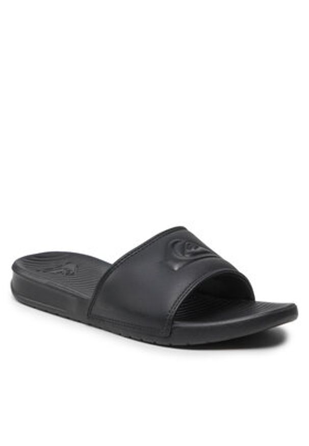 Quiksilver Klapki AQYL100956 Czarny. Kolor: czarny. Materiał: skóra