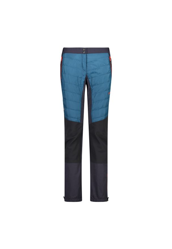 Spodnie trekkingowe damskie CMP. Kolor: niebieski, wielokolorowy, czarny. Sezon: lato. Sport: turystyka piesza