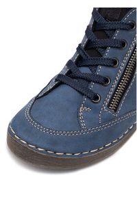 Rieker Półbuty 52573-14 Niebieski. Kolor: niebieski. Materiał: materiał #4