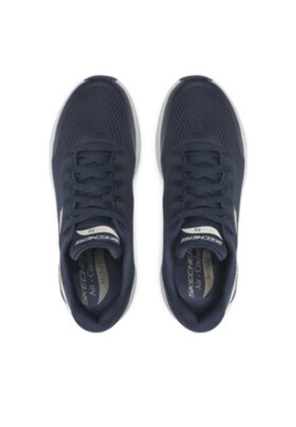 skechers - Skechers Sneakersy Arch Fit 232040/NVY Granatowy. Kolor: niebieski. Materiał: materiał