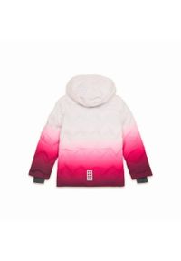LEGO Wear - Kurtka zimowa dziecięca LEGO. Kolor: różowy. Sezon: zima