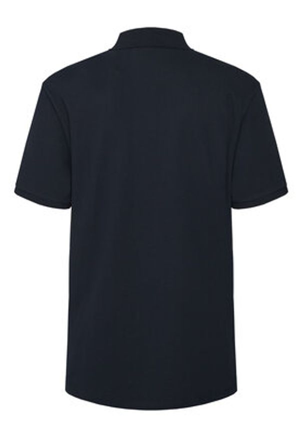 Calvin Klein Jeans Polo LV040EM269 Granatowy Regular Fit. Typ kołnierza: polo. Kolor: niebieski. Materiał: bawełna