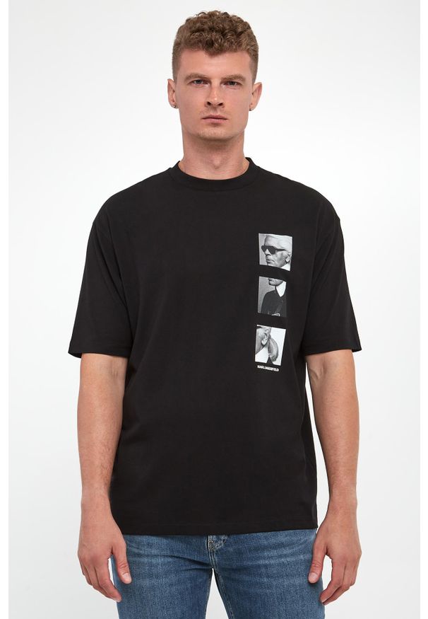 Karl Lagerfeld - T-shirt męski KARL LAGERFELD